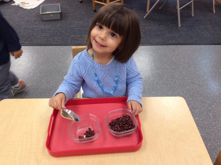 steppingstones scooping beans